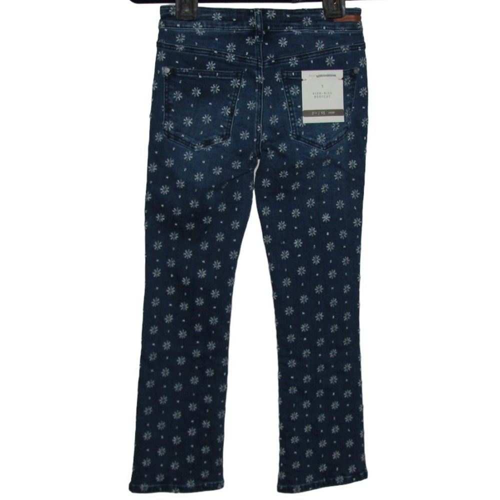 NWT Womens Anthropologie Pilcro & the Letterpress High Rise Bootcut Crop Jeans - Picture 2 of 14
